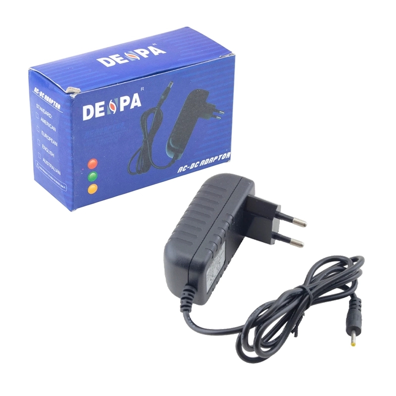 آداپتور 9 ولت 2 آمپر دیواری 9V-2A سرفیش سوزنی مدل WEI-121B-9V