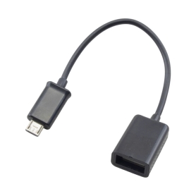 تبدیل OTG کانکتور Micro USB سیم دار 15cm مدل K-08