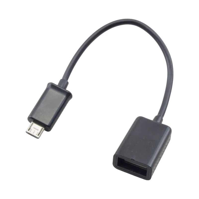 تبدیل OTG کانکتور Micro USB سیم دار 15cm مدل K-08