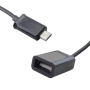 تبدیل OTG کانکتور Micro USB سیم دار 15cm مدل K-08