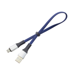 کابل شارژر کنفی پاور بانک Micro-USB طول 30cm مدل فلت