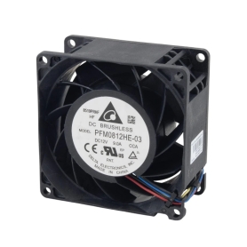 جت فن 12V-9A سایز 8x8x3.8cm مارک DELTA ELECTRONICS مدل PFM0812HE