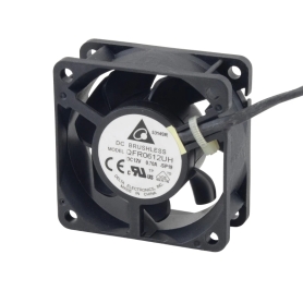 جت فن 12V-0.7A سایز 6X6X2.5cm مارک DELTA ELECTRONICS مدل QFR0612UH