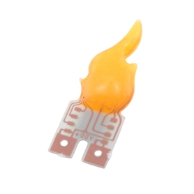 LED فیلامنت طرح شمع سوزان 3V-200mA سفید آفتابی 1800K