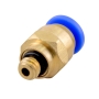 رابط پنوماتیک PC04-M5 فشاری نری لوله 4 میلی متر - رزوه M5
