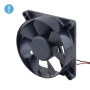 فن 12V میکس سایز 8x8x2.5cm پشت گرد