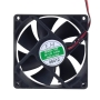 فن 12V سایز 8x8x2.5cm پشت مربع