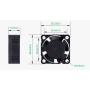 فن براشلس 5v-0.4A سایز 2.5x2.5x1cm مناسب اکسترودر پرینتر سه بعدی مدل YY2510H05B