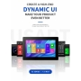 نمایشگر 7 اینچ HMI لمسی 300nit رزولوشن 800x480 سری X3 مدل TJC8048X370_011R_Y