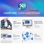 نمایشگر 7 اینچ HMI لمسی 300nit رزولوشن 800x480 سری X3 مدل TJC8048X370_011R_Y