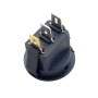 کلید راکر دوحالته گرد کوچک چراغدار 3Pin مدل KCD1-601SN-2P