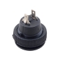 شستی فشاری گرد 16mm سفید مدل DS-501
