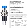 شستی استارت آبی ریز مدل PBS-110