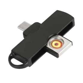 فندک الکترونیکی المنتی OTG جیبی تاشو با ورودی Type-C