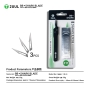 دسته تیغ آلومینیومی BL11 BBshark دارای 3 تیغ شماره 11 مارک 2UUL