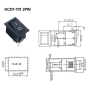 کلید راکر دو حالته کوچک دو پین 13x8x10mm مدل KCD1-701-2P
