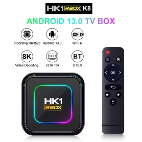 اندروید باکس HK1 RBOX K8 رم 4 گیگابایت با پشتیبانی از 8K و اندروید 13