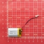 باتری لیتیوم پلیمر 3.7v ظرفیت 600mAh کد 602030