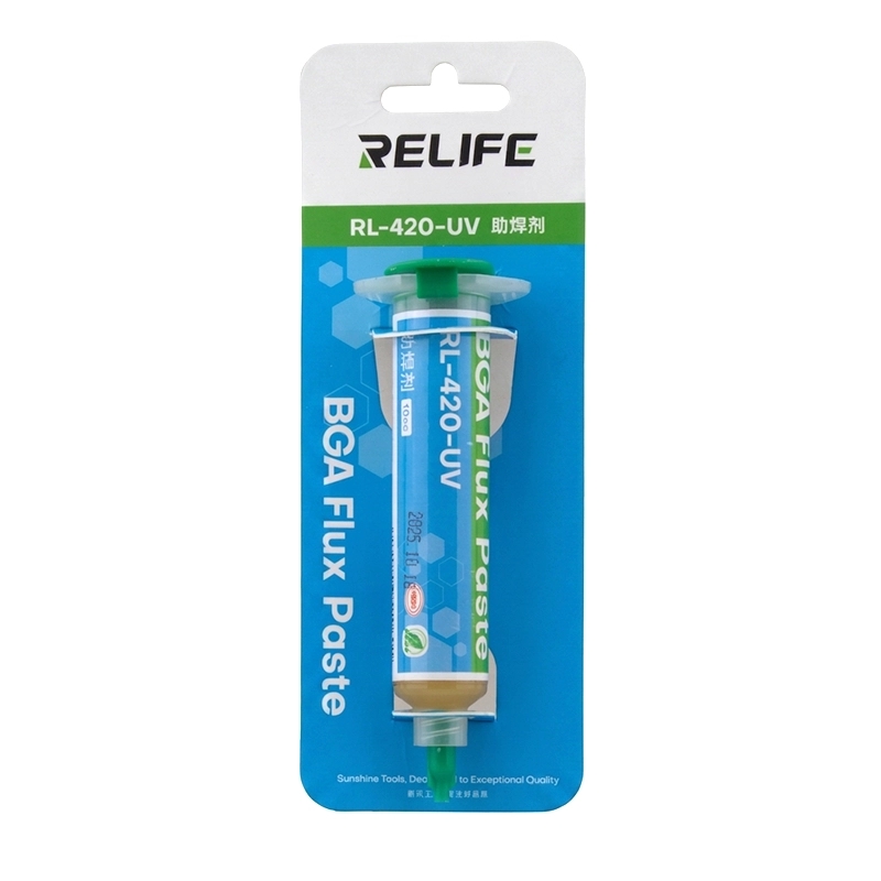 خمیر فلاکس 10cc سرنگی RELIFE مدل RL-420-UV
