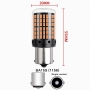لامپ LED خودرویی 144 تایی 1156 (BA15S) تک کنتاکت 21W نارنجی