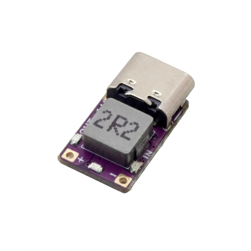 مینی ماژول شارژ و دشارژ باتری لیتیومی 3.7V با خروجی 5V-2.4A با درگاه Type-C