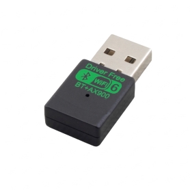 دانگل WiFi و بلوتوث USB مدل AX900 با Wi-Fi 6 سرعت تا 900Mbps و Bluetooth 5.4 دوباند 2.4GHz و 5GHz