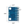 ماژول ژیروسکوپ - شتاب سنج 3 محوره GY-521 MPU6050