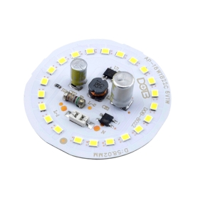 LED DOB سفید مهتابی 220VAC 18W دارای مدار محافظتی Anti Surge گرد قطر 58mm