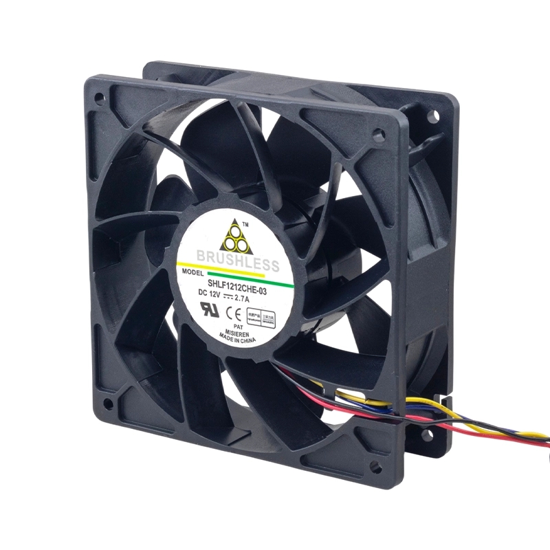 جت فن 12V-2.7A سایز 12x12x3.8cm مدل SHLF1212CHE