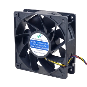 جت فن 12V-2.7A سایز 12x12x3.8cm مدل XD1238H12B-6