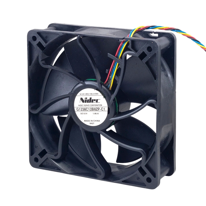 جت فن 12V-1.85A سایز 12x12x3.8cm مارک Nidec مدل G1238C12B8ZP