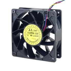 جت فن 12V-2.3A سایز 12x12x3.8cm مارک YaLn مدل D12BM-12D