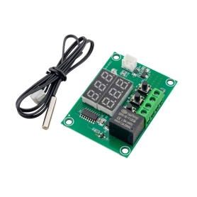 ماژول ترموستات دیجیتال XH-W1219 دارای نمایشگر و کلیدهای کنترلی