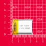 باتری لیتیوم پلیمر 3.7v ظرفیت 900mAh کد 702530