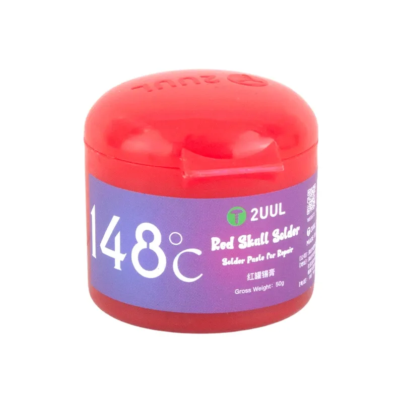 خمیر قلع 50 گرمی Red Skull با دمای ذوب 148 درجه مدل RS148 مارک 2UUL