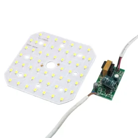 LED DOB سفید مهتابی 50W به همراه درایور سایز 84.5x84.5mm مدل SX-13809
