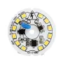 LED DOB سفید آفتابی 220VAC 6W دارای مدار محافظتی Anti Surge گرد قطر 37mm مدل CX-0168D