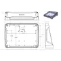 جعبه برد پلاستیکی شیب دار رومیزی و دیواری سایز 320x230mm
