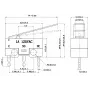 میکروسوئیچ 0.5A 250VAC اهرم دار 14mm