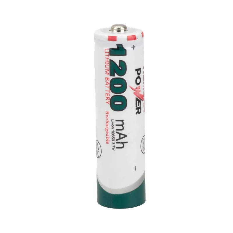 باتری لیتیوم یون 3.7v سایز 18650 1200mAh مارک HEMERA POWER