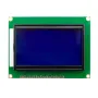 نمایشگر GLCD 64x128 گرافیکی بک لایت آبی با درایور KS108 فریم کوچک دارای پین هدر