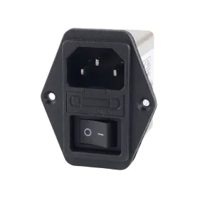 کانکتور AC نری روپنلی کلید دار با فیلتر EMI مدل CW2B-10A-T