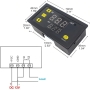 ترموستات دیجیتال 12VDC مدل XK-3230