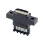 کانکتور USB Type-C مادگی روپنلی پیچ خور 90 درجه