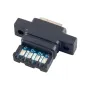 کانکتور USB Type-C مادگی روپنلی پیچ خور 90 درجه