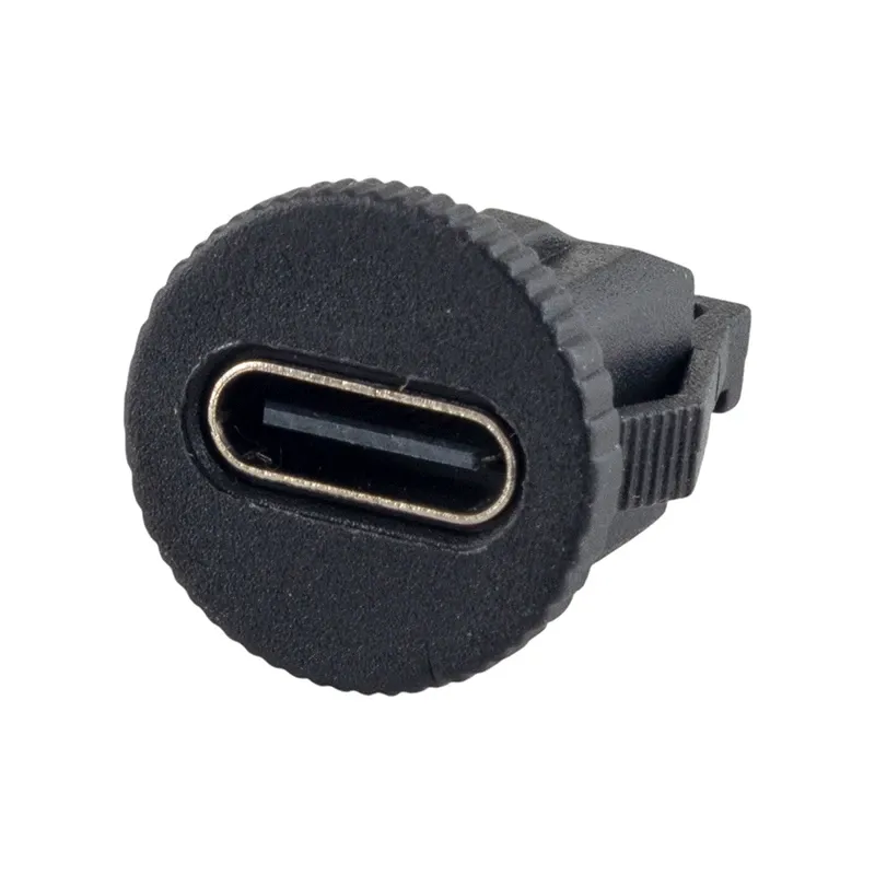 کانکتور USB Type-C مادگی روپنلی گرد خاردار