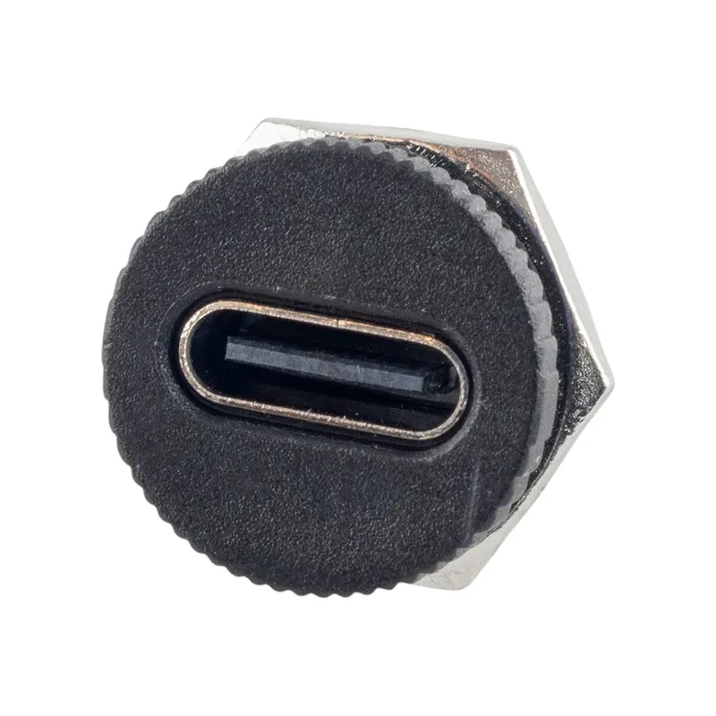 کانکتور USB Type-C مادگی روپنلی گرد پیچی