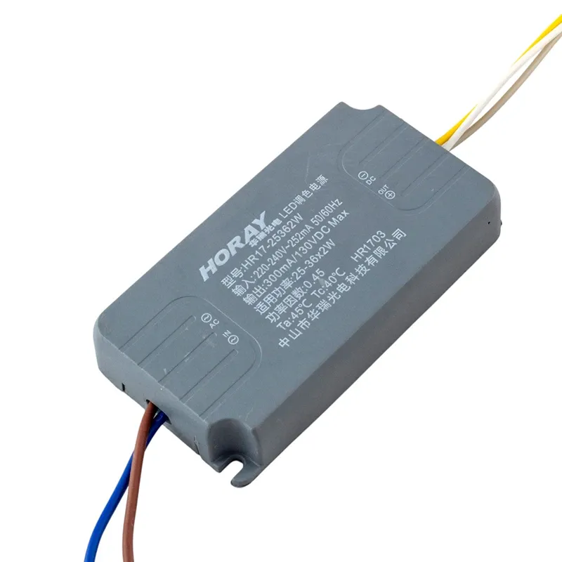 درایور LED (25-36)x2W جریان ثابت 300mA قابدار پلاستیکی