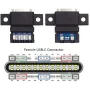 کانکتور USB Type-C مادگی روپنلی پیچ خور 180 درجه