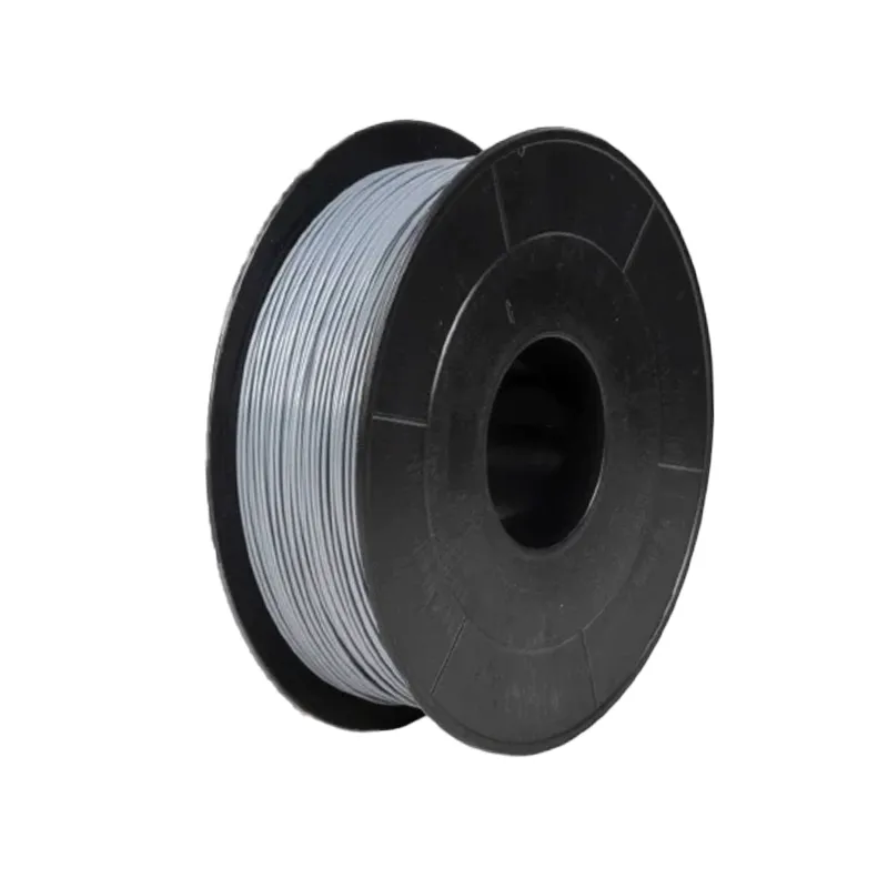 فیلامنت 1Kg پرینتر 3 بعدی +ABS طوسی کم رنگ قطر 1.75mm کره ای مارک Zebra